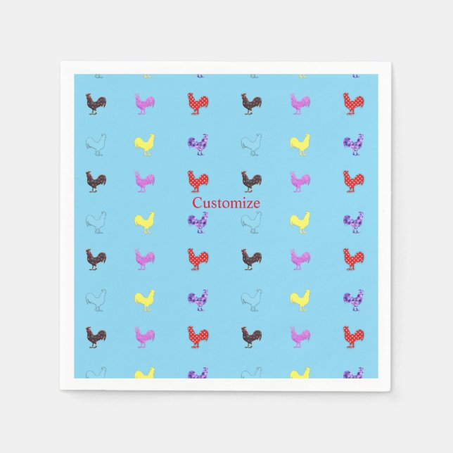 Kycklinghöns Thunder_Cove Pappersservett (Framsidan)