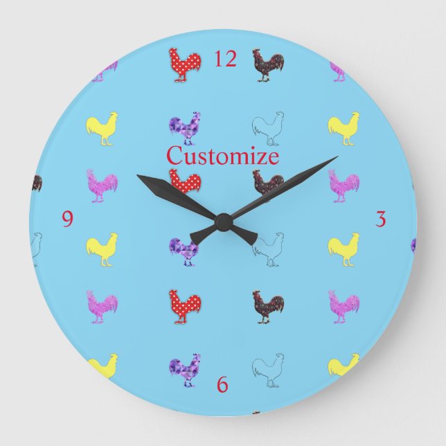 Kycklinghöns Thunder_Cove Stor Klocka (Framsida)