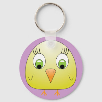 kycklingie B gult Keychain Nyckelring