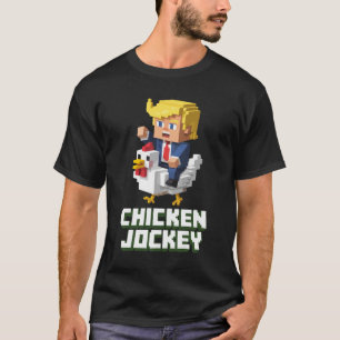 Kycklingjockey Trump Tröja - Meme Pixel Spelare
