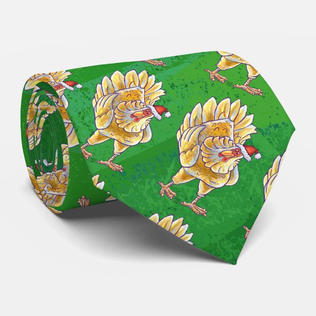 Kycklingjul på Grönt Slips (Rullad)