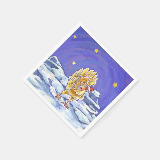 Kycklingjul Pappersservett (Hörn)