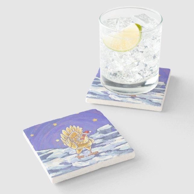 Kycklingjul Stenunderlägg (Sidan)