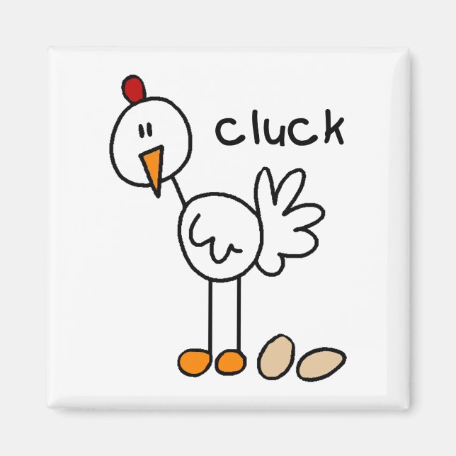 Kycklingkluck Magnet (Framsidan)