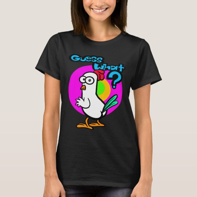 Kycklingknapp Gissa vad 22 T Shirt (Framsida)