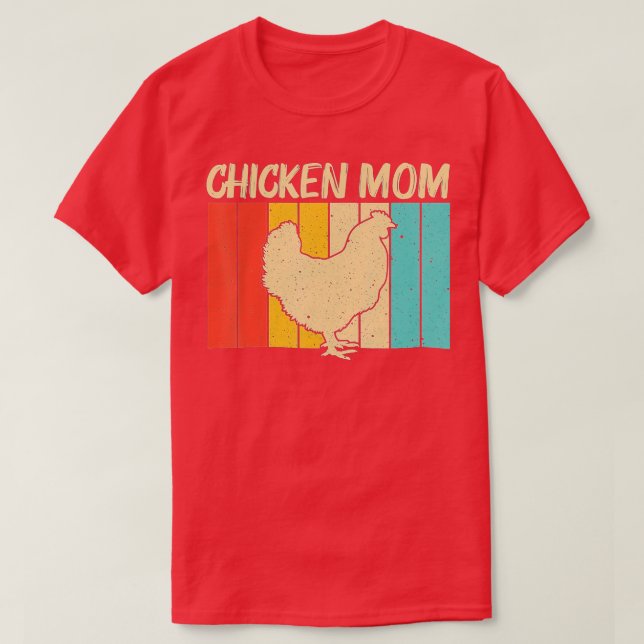 Kycklingkonst för Mamma Women Chicken Farmer Pou T Shirt (Design framsida)