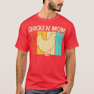 Kycklingkonst för Mamma Women Chicken Farmer Pou T Shirt