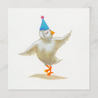 Kycklingkonst party som har en underbar känsla av inbjudningar