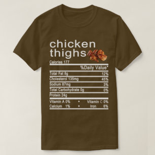 kycklinglår Näringsfyr etikett T Shirt