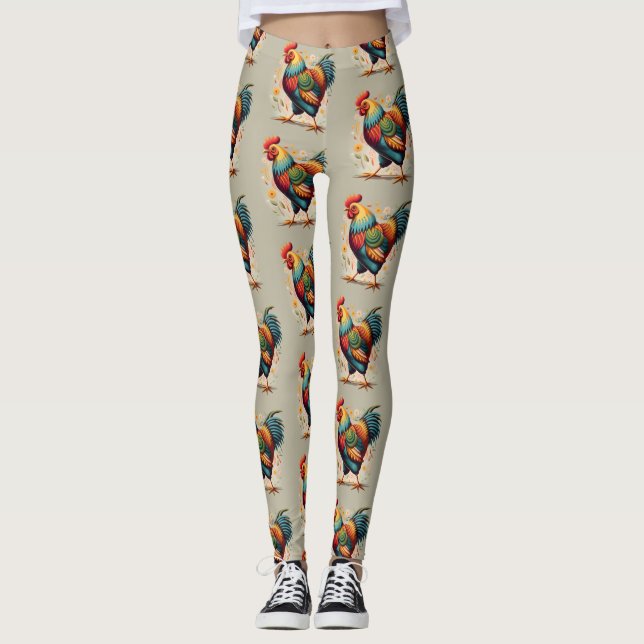 Kycklinglegeringar Leggings (Framsida)