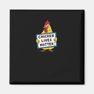 Kycklinglever - Vegetarian - Djur älskare Magnet