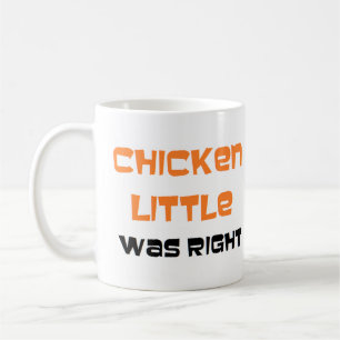 Kycklingliten var höger kaffemugg