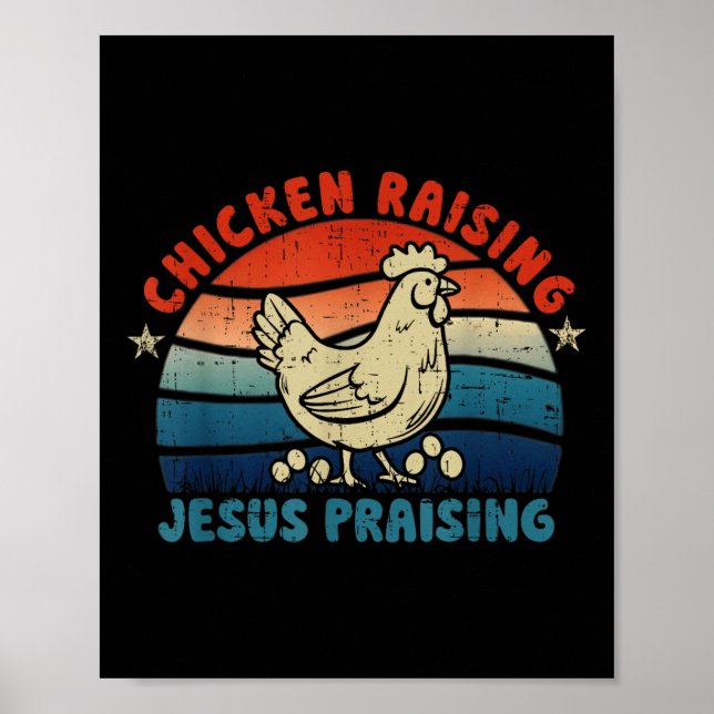 Kycklinglyra&ampa; Jesus Pising Poster (Framsidan)