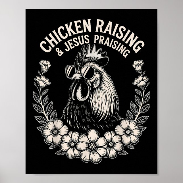 Kycklinglyra och Jesus Pising Poster (Framsidan)