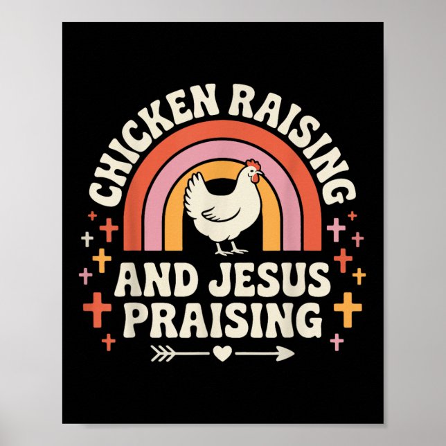 Kycklinglyra och Jesus Pising Poster (Framsidan)