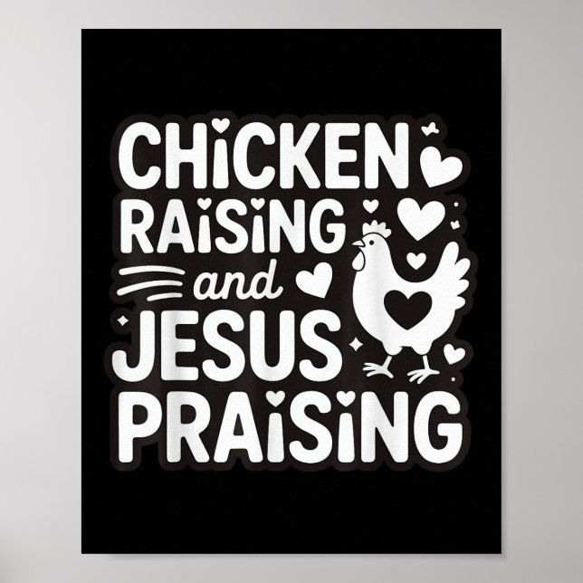 Kycklinglyra och Jesus Pising Poster (Framsidan)
