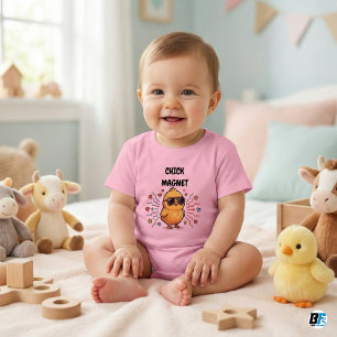 Kycklingmagnet Söt babykyckling med solglasögon T Shirt
