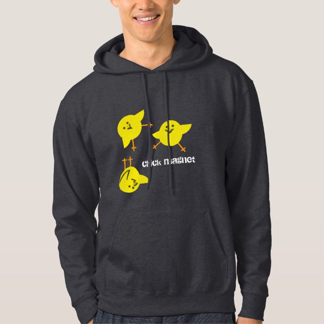 Kycklingmagnet-tröja Sweatshirt (Framsida)