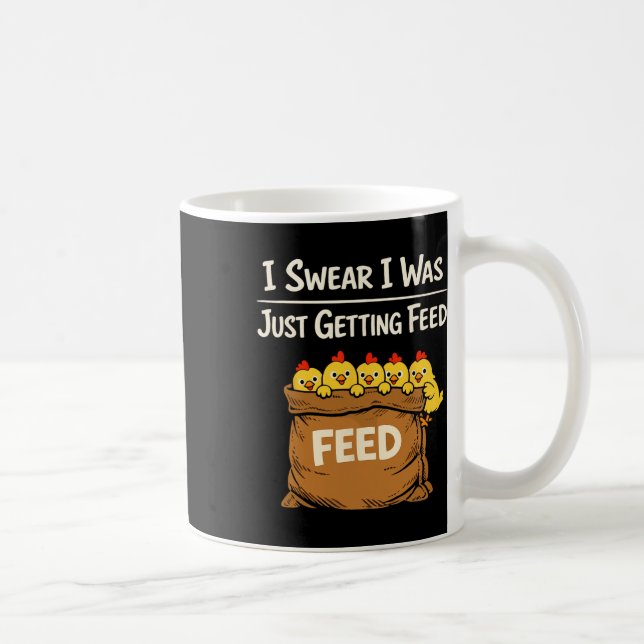 Kycklingmatematik För Många Kycklingar Gård Fågel  Kaffemugg (Höger)