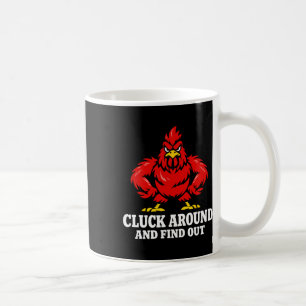 Kycklingmatte För Många Kycklingar Gårdshöns Humor Kaffemugg