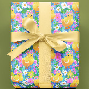 Kycklingmönster   Påskpresentpapper Presentpapper