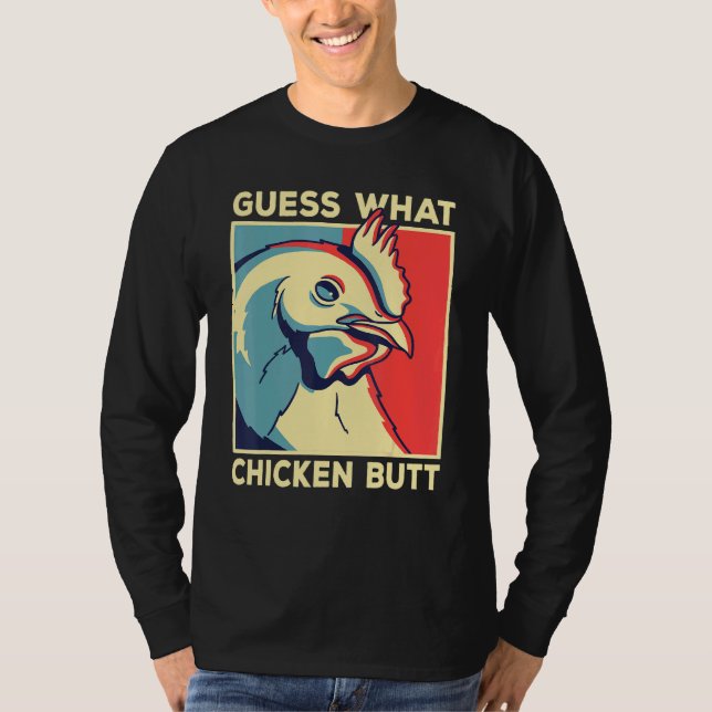 Kycklingnota gissar vad knölar från kyckling t shirt (Framsida)