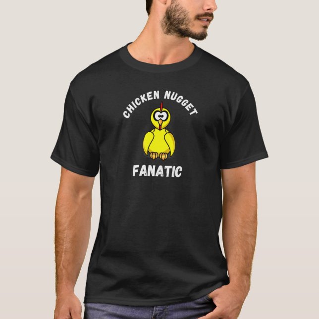 Kycklingnuggetfanatiker T Shirt (Framsida)
