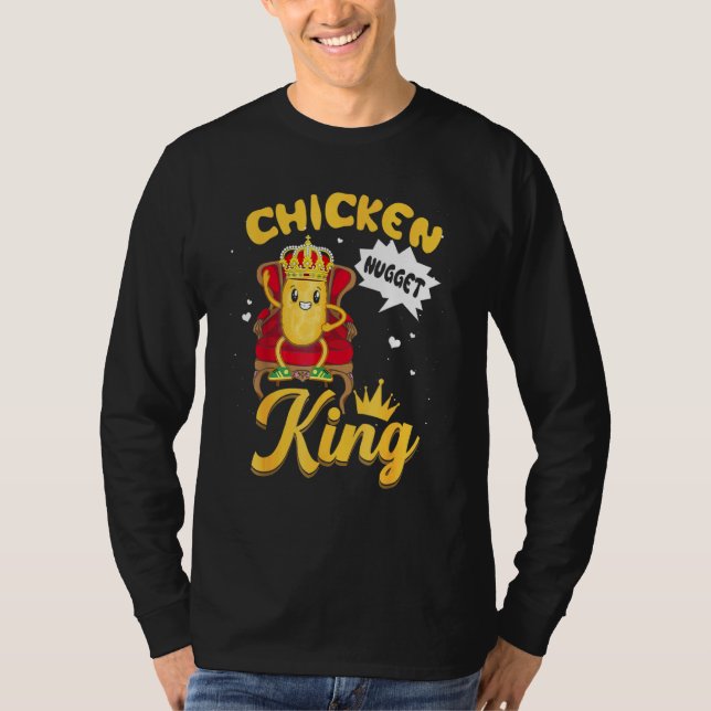 Kycklingnuggetkungen T Shirt (Framsida)