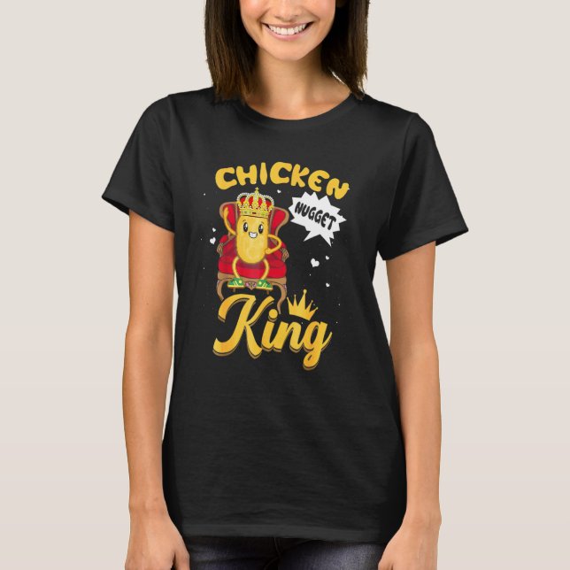 Kycklingnuggetkungen T Shirt (Framsida)