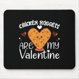 Kycklingnuggets är min valentin roliga kycklingnug musmatta