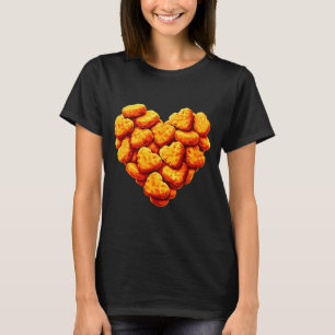 Kycklingnuggets Är Mitt Alla Hjärtans Dag Hjärtar T Shirt