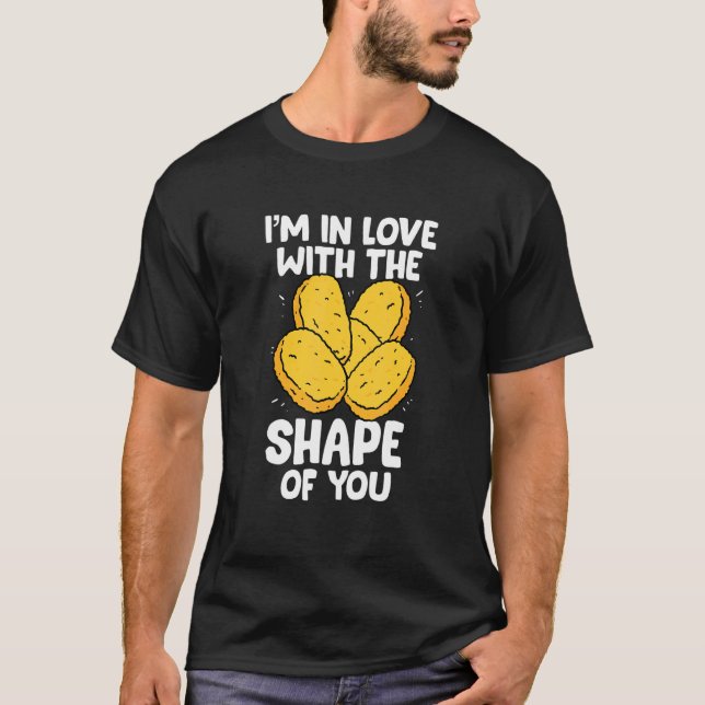 Kycklingnuggets För Kvinnor Män Barn T Shirt (Framsida)