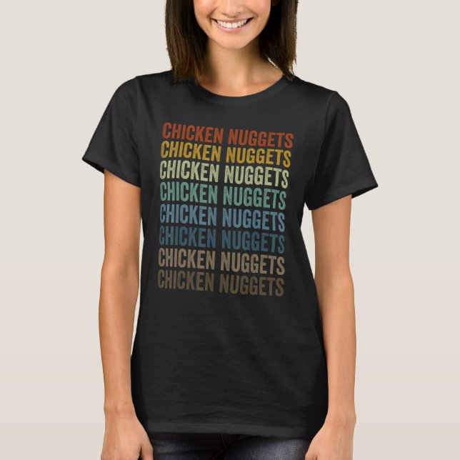 Kycklingnuggets Nug Nuggets T Shirt (Framsida)