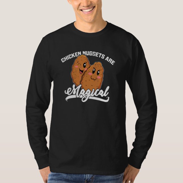 Kycklingnuggets Snabbmat Matrecept 11 T Shirt (Framsida)