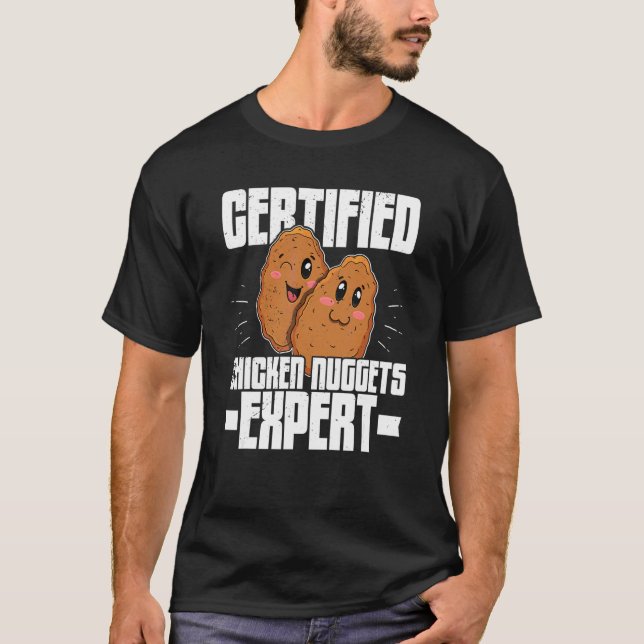 Kycklingnuggets Snabbmat Matrecept 7 T Shirt (Framsida)