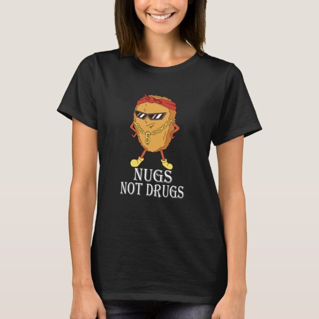 Kycklingnuggets-tröjor T Shirt (Framsida)
