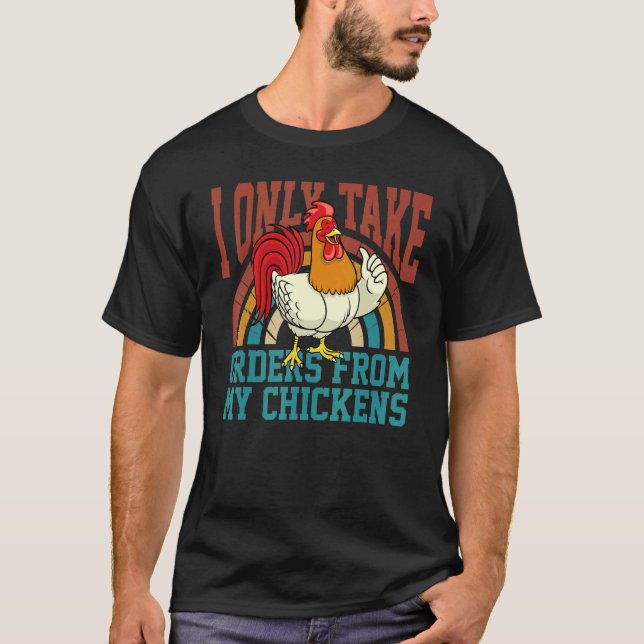 Kycklingodlarplagg för kycklingfoder Bröd T Shirt (Framsida)