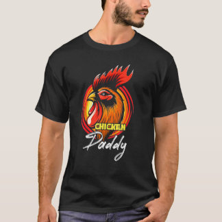 Kycklingpappa Fågelbonde Fäder D T Shirt
