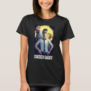 Kycklingpappa Kycklingfar Bonde Fjäderfäfar T Shirt