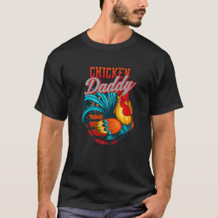 Kycklingpappa Kycklingpappa Bonde Retro Fars Dag T Shirt