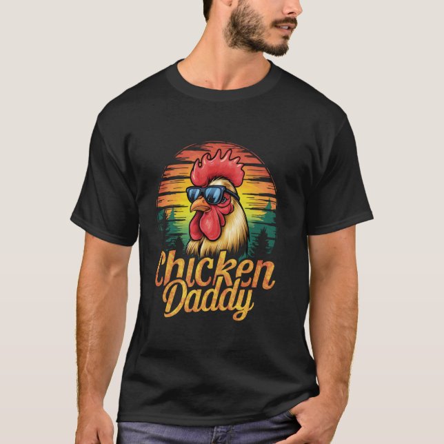 Kycklingpappa T Shirt (Framsida)