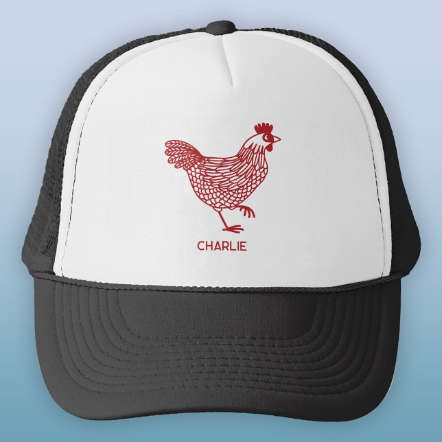 KycklingPersonlig Keps (Personalized chicken hen poultry hat)