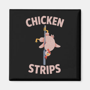 Kycklingremsor Roliga Dumma Dansande Kyckling BBQ Magnet