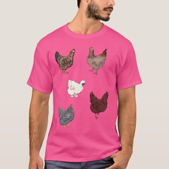 Kycklingset T Shirt (Framsida)
