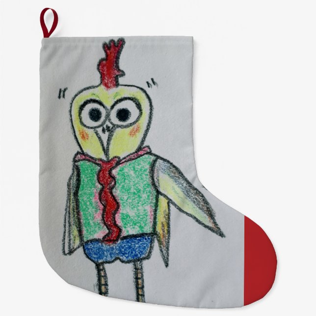 Kycklingshus Stor Julstrumpa (Framsidan)