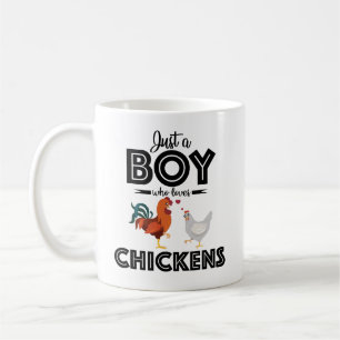 Kycklingsoffert: Bara en pojke som Kärlek Chickens Kaffemugg