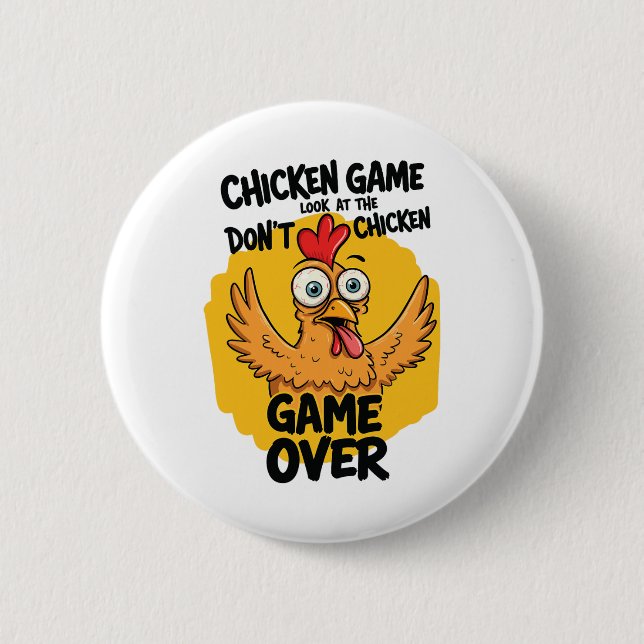Kycklingspel titta inte på chickmemorandumet. knapp (Framsida)