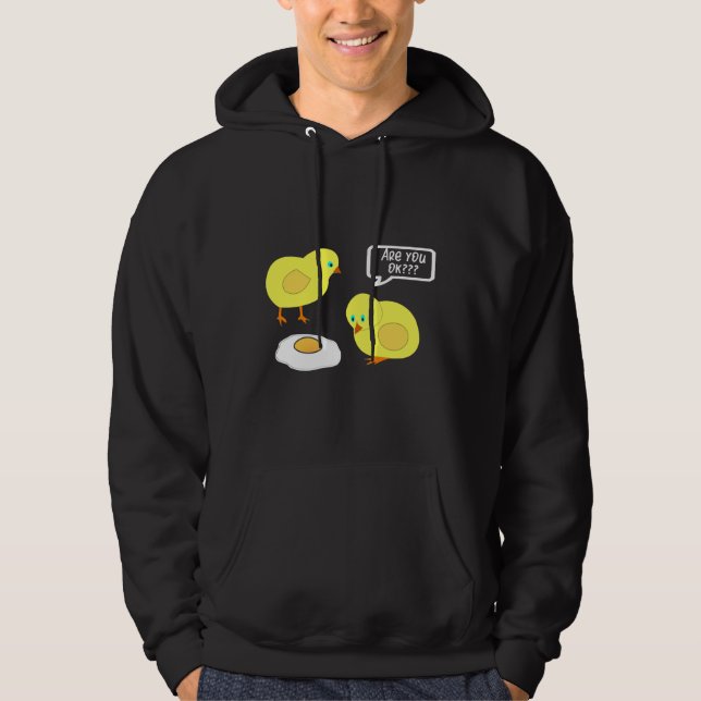 Kycklingsprickägg Hoodie (Framsida)