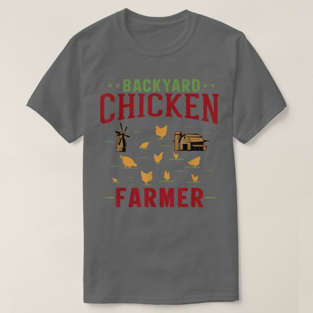 Kycklingsuppfödning i Fantastisk T Shirt (Design framsida)