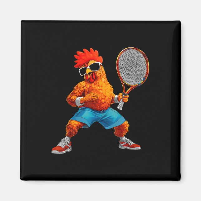 Kycklingtennis  magnet (Framsidan)